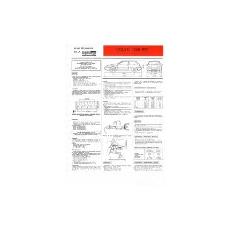 480 ES fiche technique Volvo