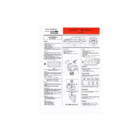 740 Turbo fiche technique Volvo