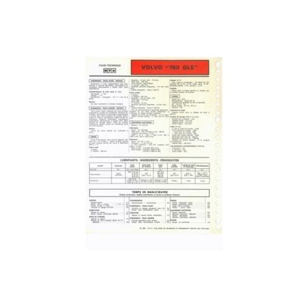 760 GLE fiche technique Volvo