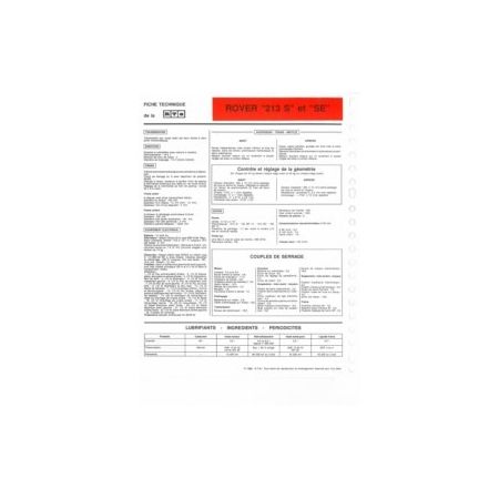 213 S fiche technique Volvo