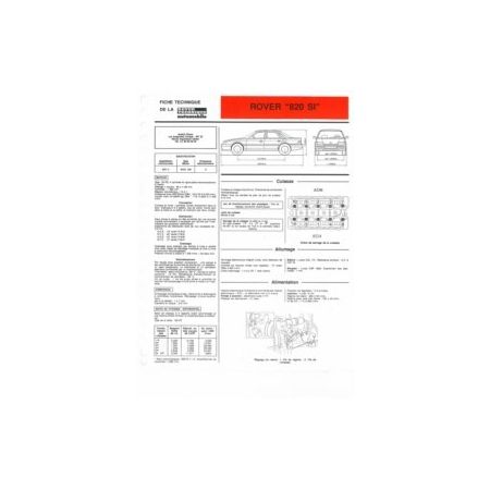 820 SI fiche technique Volvo