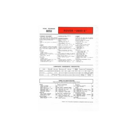 2600 S fiche technique Volvo