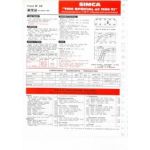 1100 Fiche Technique Simca Talbot