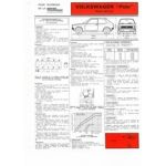 Polo 900cc  Fiche Technique Volkswagen