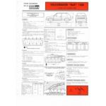 Golf 1.3 dep 84  Fiche Technique Volkswagen