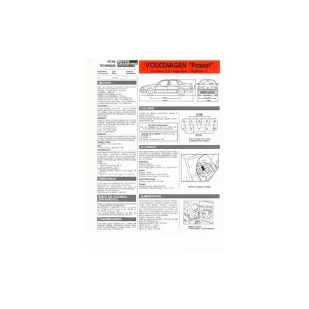 Passat 2.0i  Fiche Technique Volkswagen