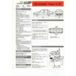Passat CL-TD  Fiche Technique Volkswagen