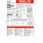 204 GL Fiche Technique Peugeot