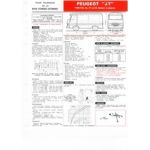 J7 Ess. Fiche Technique Peugeot