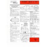 305 GL GR Fiche Technique Peugeot