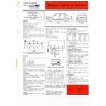 505 Inj. Fiche Technique Peugeot