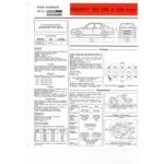 405 GRD SRD Fiche Technique Peugeot
