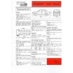 305 D Fiche Technique Peugeot