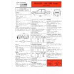 505 SRD Turbo Fiche Technique Peugeot