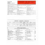 505 SRD Turbo Fiche Technique Peugeot