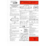 305 GPL Fiche Technique Peugeot