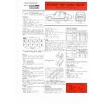 504 GR-SR Turbo Fiche Technique Peugeot