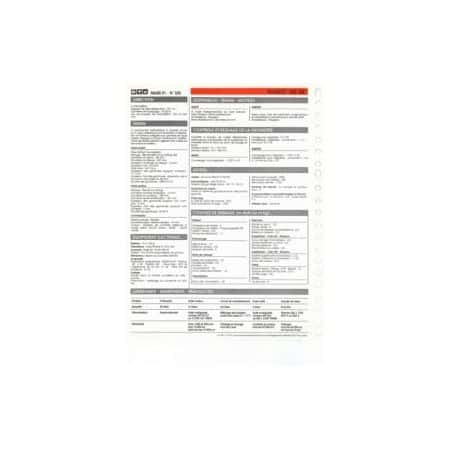 309 GR Fiche Technique Peugeot