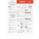 R5 LS  Fiche Technique Renault