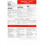 R12 TL  Fiche Technique Renault