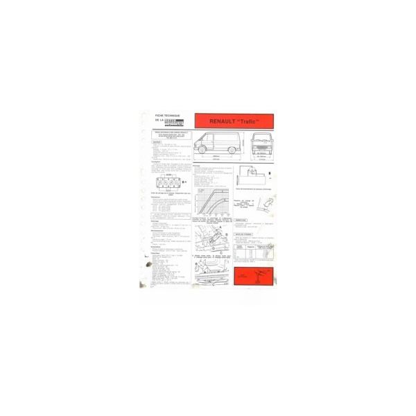 Trafic Fiche Technique Renault