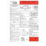 R18 TL 82-83 Fiche Technique Renault