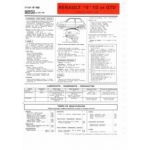 SuperCinq TD GTD Fiche Technique Renault