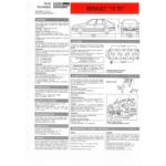 R19 TD Fiche Technique Renault