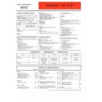 R25 GTD Fiche Technique Renault