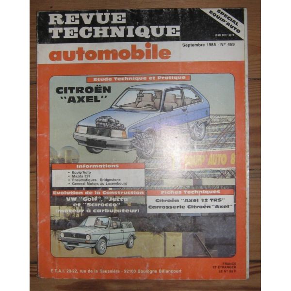 Axel Revue Technique Citroen