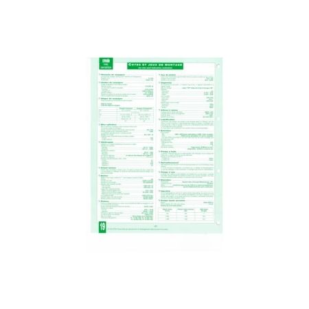 C5 dep 03/08 Fiche Technique Citroen