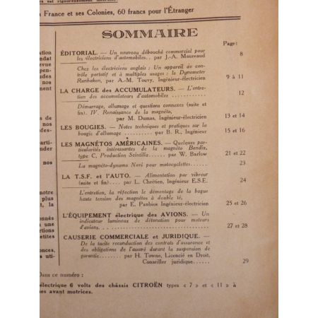 Type 7 II Revue Technique Electronic Auto Volt Citroen