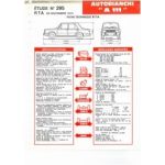 A111 Fiche Technique Autobianchi
