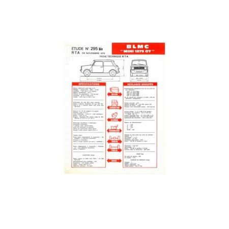 Mini 12575 GT Fiche Technique Bmc