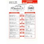 ID19 61-63 Fiche Technique Citroen