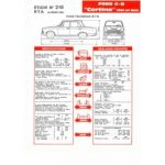 Cortina Fiche Technique Ford GB
