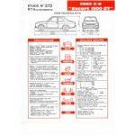 Escort 1300 GT Fiche Technique Ford GB