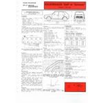 Golf-Scirocco 1100  Fiche Technique Volkswagen