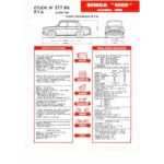 1000 1968 Fiche Technique Simca Talbot
