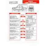 1501 Spécial  Fiche Technique Simca Talbot