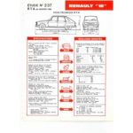 R16  Fiche Technique Renault