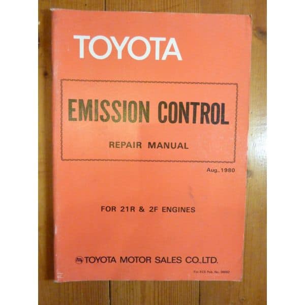 21R- 2F Repair Manual Anglais Toyota