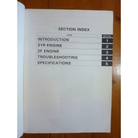 21R- 2F Repair Manual Anglais Toyota