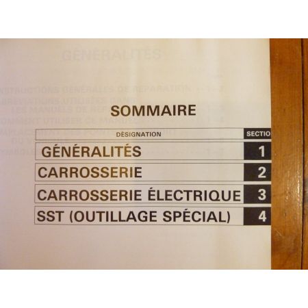 Corona Manuel Réparation Carrosserie Toyota