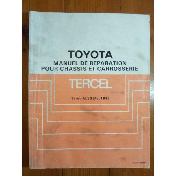 Tercel AL20 Manuel Réparation Toyota