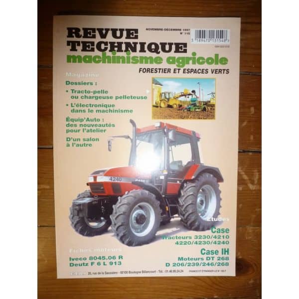 CASE IH 3230, 4210, 4220,4230,4240 - Moteurs DT 268, D 206,239,246,268