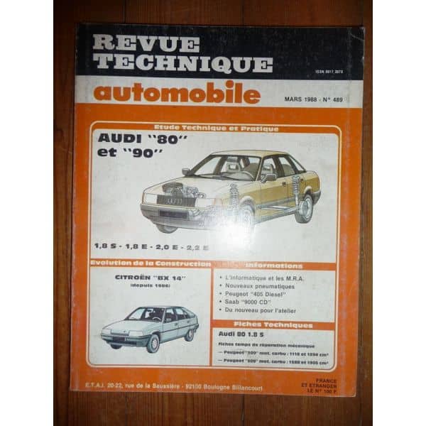 80 - 90 Revue Technique Audi