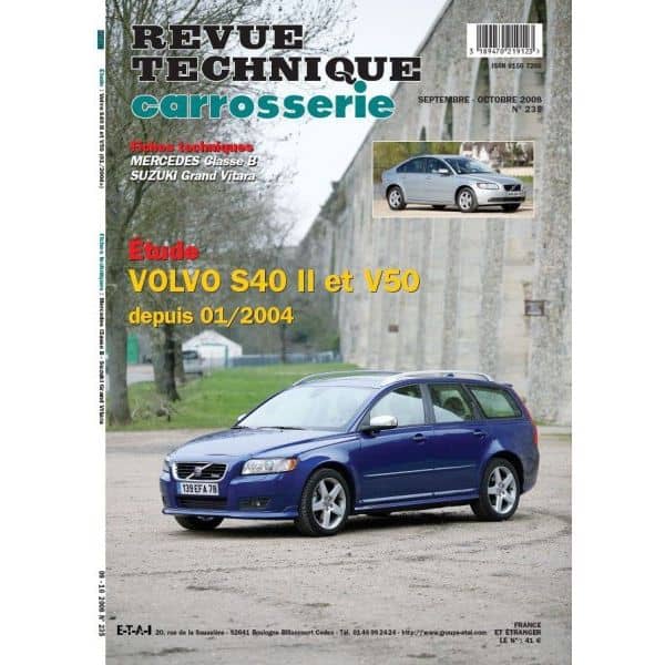 S40 II V50 Revue Technique Carrosserie Volvo