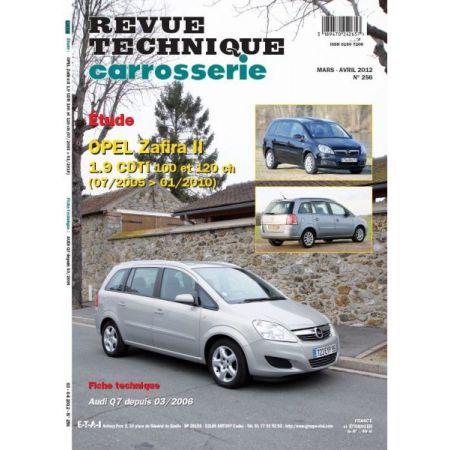 Zafira II CDTi Revue Technique Carrosserie Opel