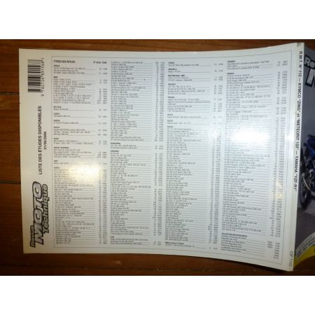 Zing125 YZFR1 Revue Technique moto Kymco Yamaha